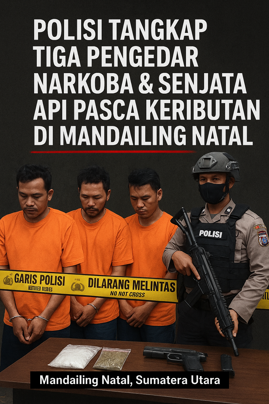 pengedar narkoba Mandailing Natal