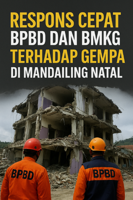 Respons Cepat BPBD dan BMKG terhadap Gempa di Mandailing Natal