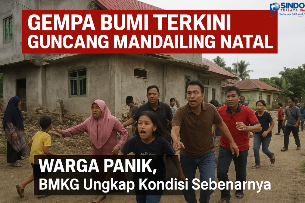 Gempa Bumi Terkini Guncang Mandailing Natal